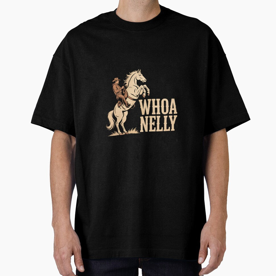 Casual Whoa nelly horse country graphic for women by LKappa3Faber Unisex , , , Long Sleeve Tee