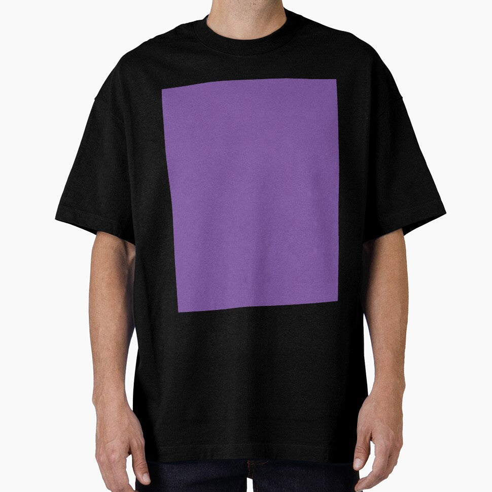 Plain Solid Color Medium Purple Chic Purple Eggplant Purple by mimihuang creations Unisex , , , Long Sleeve Tee