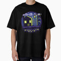 Pixel Art - Lamp and House by Kaiko-Roku Unisex , , , Long Sleeve Tee