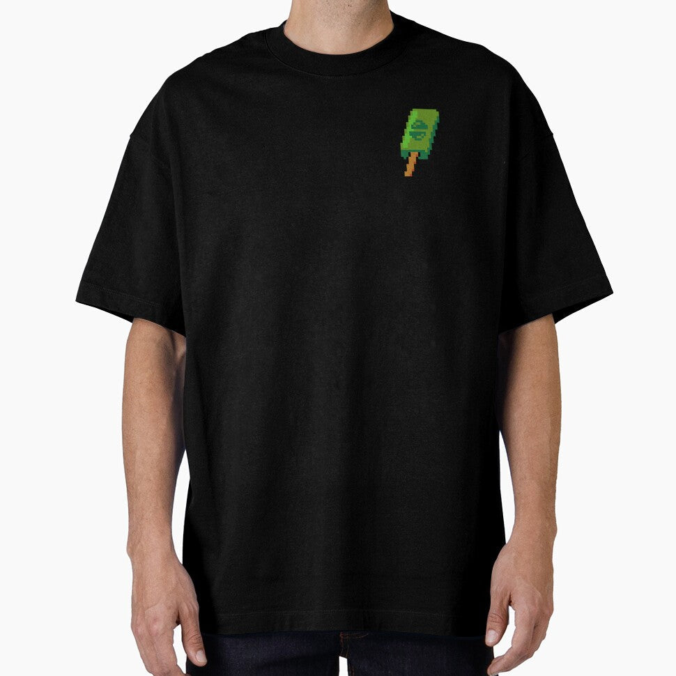Pixel Lime popsicle - pixel food art by LittleFoodShop Unisex , , , Long Sleeve Tee