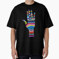 rainbow hand by Diego Manuel Rodriguez Unisex , , , Long Sleeve Tee