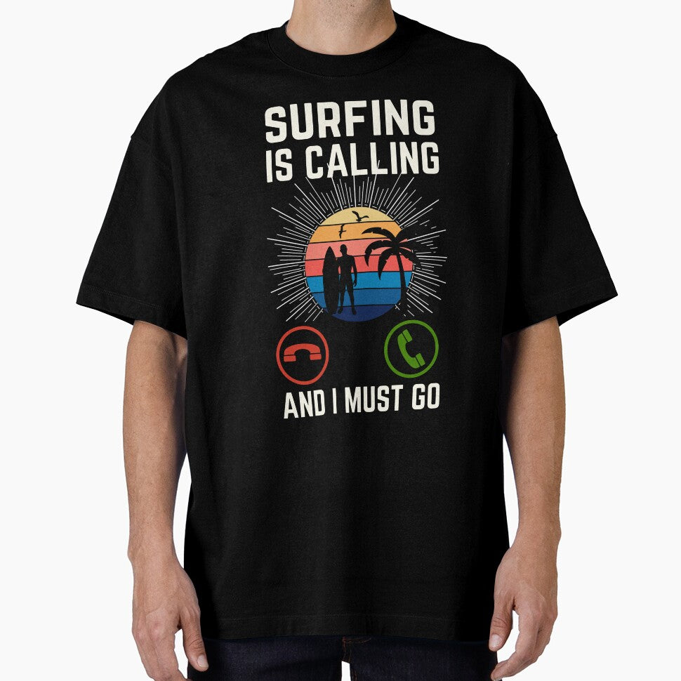 Surfing Is Calling And I Must Go, Surfing Lover, Surfing Quote, Surfing Lover by AMINE  ★★★★★