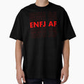 ENFJ AF Red Personality MBTI Funny Shirt by FanaticTee Unisex , , , Long Sleeve Tee