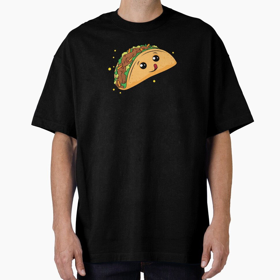 Delicious Taco Cartoon by TeeLove-Co Unisex , , , Long Sleeve Tee