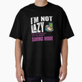 I'm not lazy, i'm on energy saving mode, meerkat by bluesquidink Unisex , , , Long Sleeve Tee