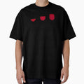 The Correct Amount of Wine - Red Wine Black Text by EcoElsa Unisex , , , Long Sleeve Tee