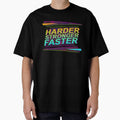 harder, stronger, faster motivational quotes sports graphic design by hayrpictures Unisex , , , Long Sleeve Tee