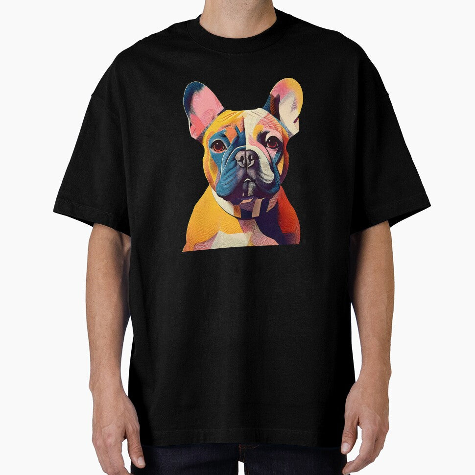 French Bulldog Minimal Bauhaus Art by OzzFrequency