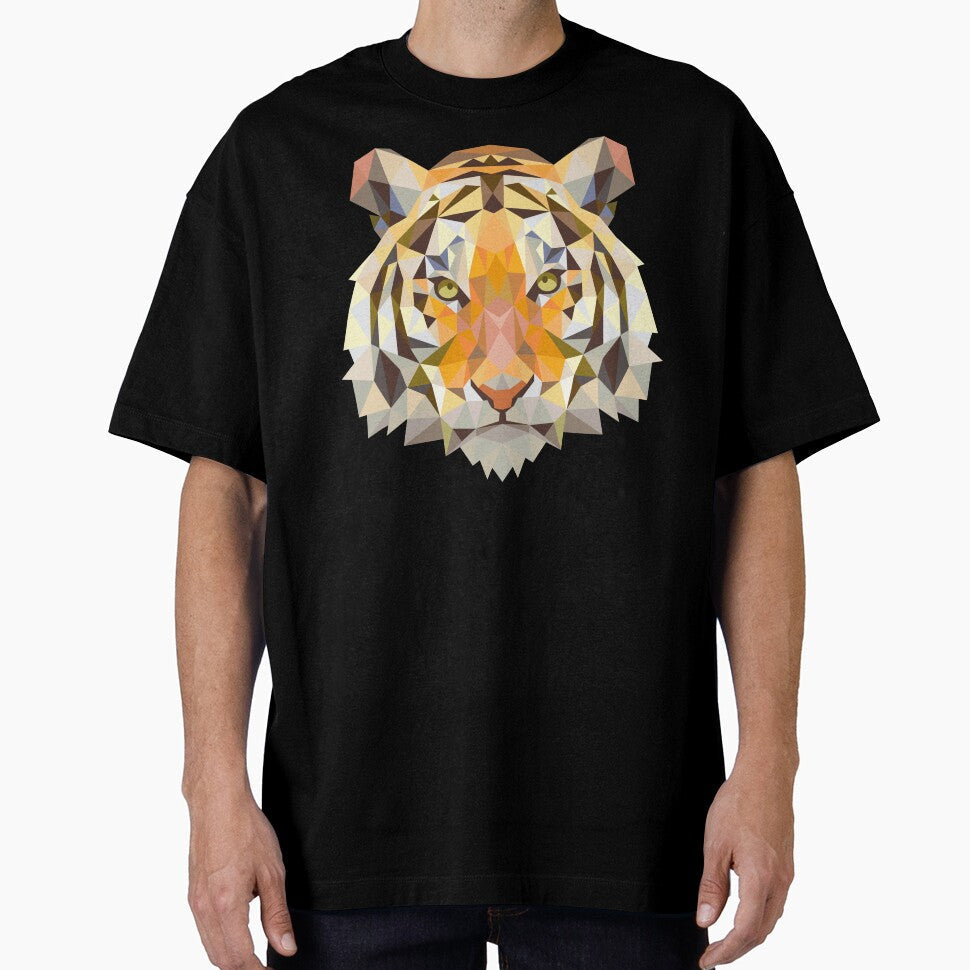 Tiger Head Triangle by Fairyjam Unisex , , , Long Sleeve Tee