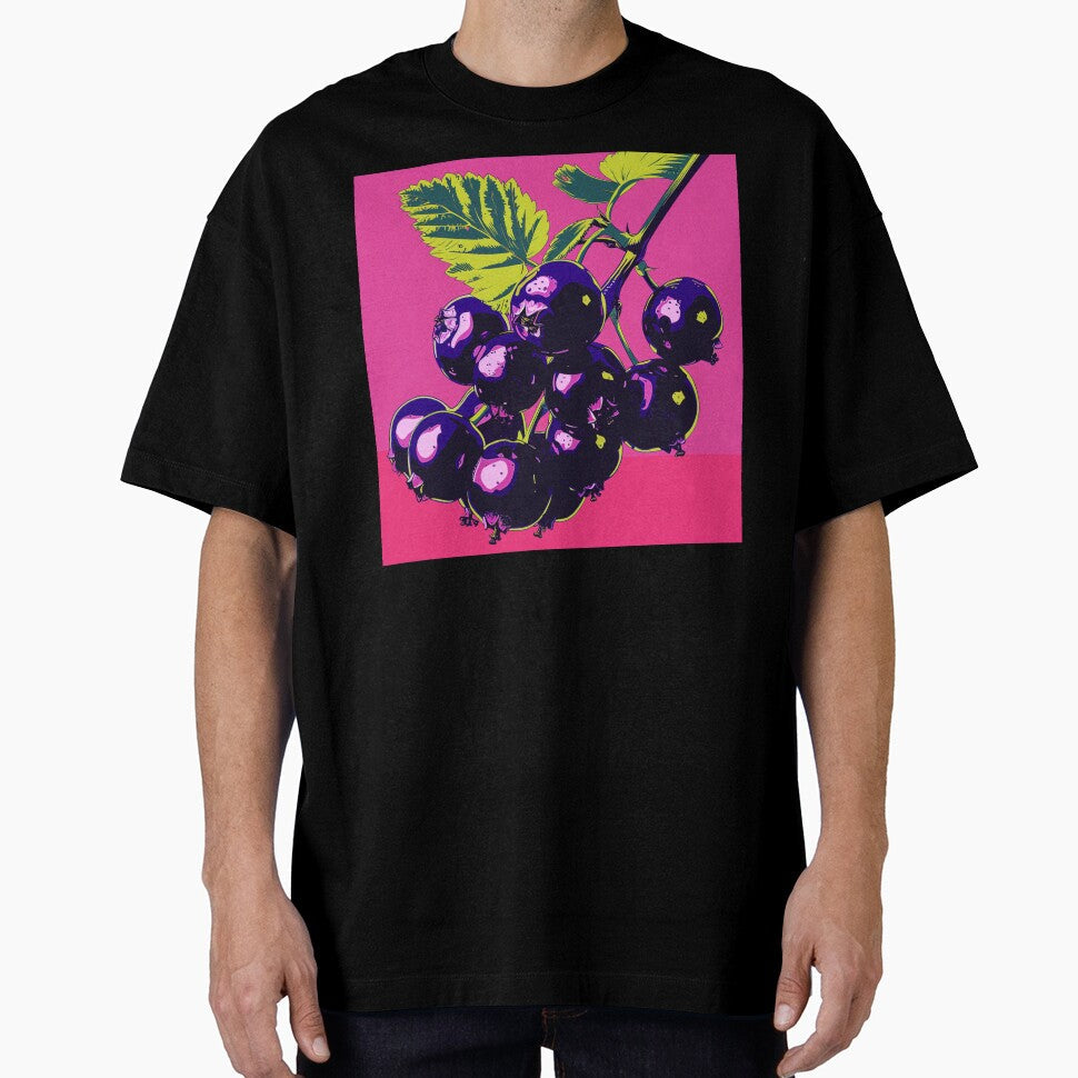 Blackcurrant Pop Art 2 by AstroRisq Unisex , , , Long Sleeve Tee