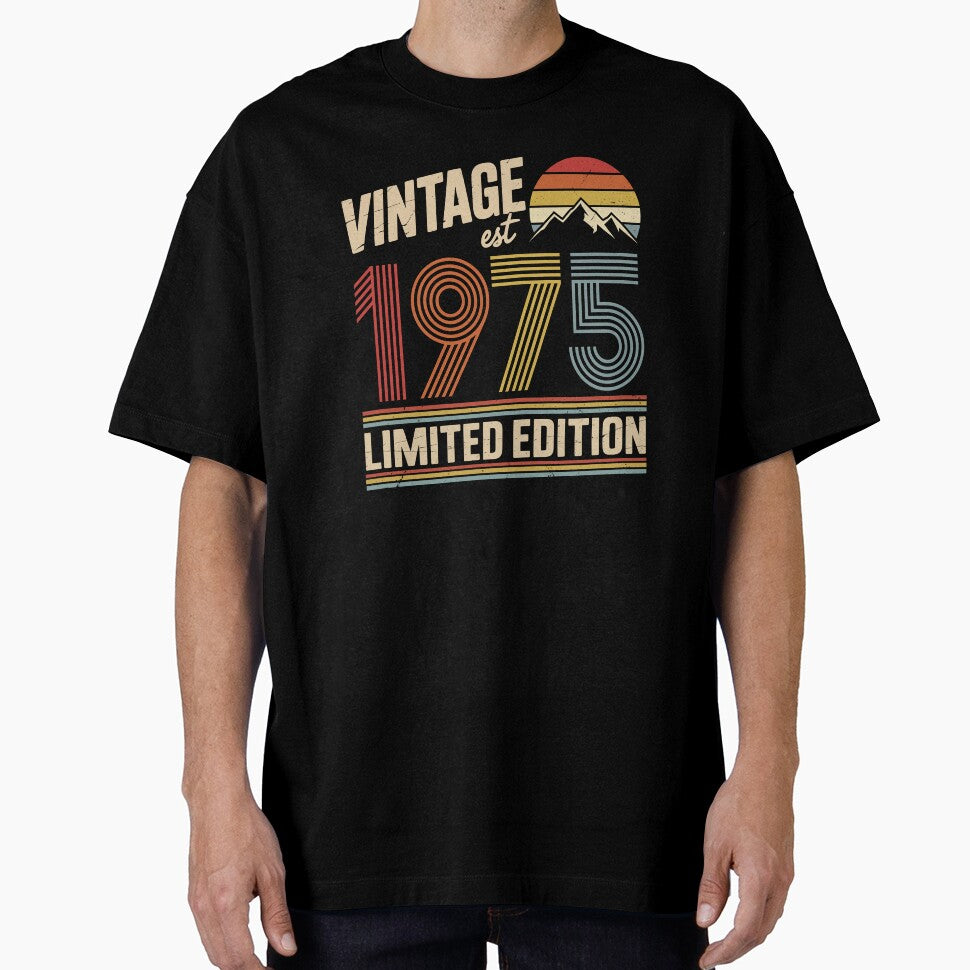Vintage 1975 Birthday : 51st Birthday Retro Gift, fifty One Gift Idea, 51th Birthday Gift, Vintage 1975 Birthday by Merchall  store