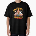 Funny Phat Phuc China Buffet Cartoon Chinese Food Lover by w1ckerman Unisex , , , Long Sleeve Tee