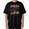 Pizza Is My Soulmate – Funny Pizza Lover Quote Design by Marszalotka Unisex , , , Long Sleeve Tee