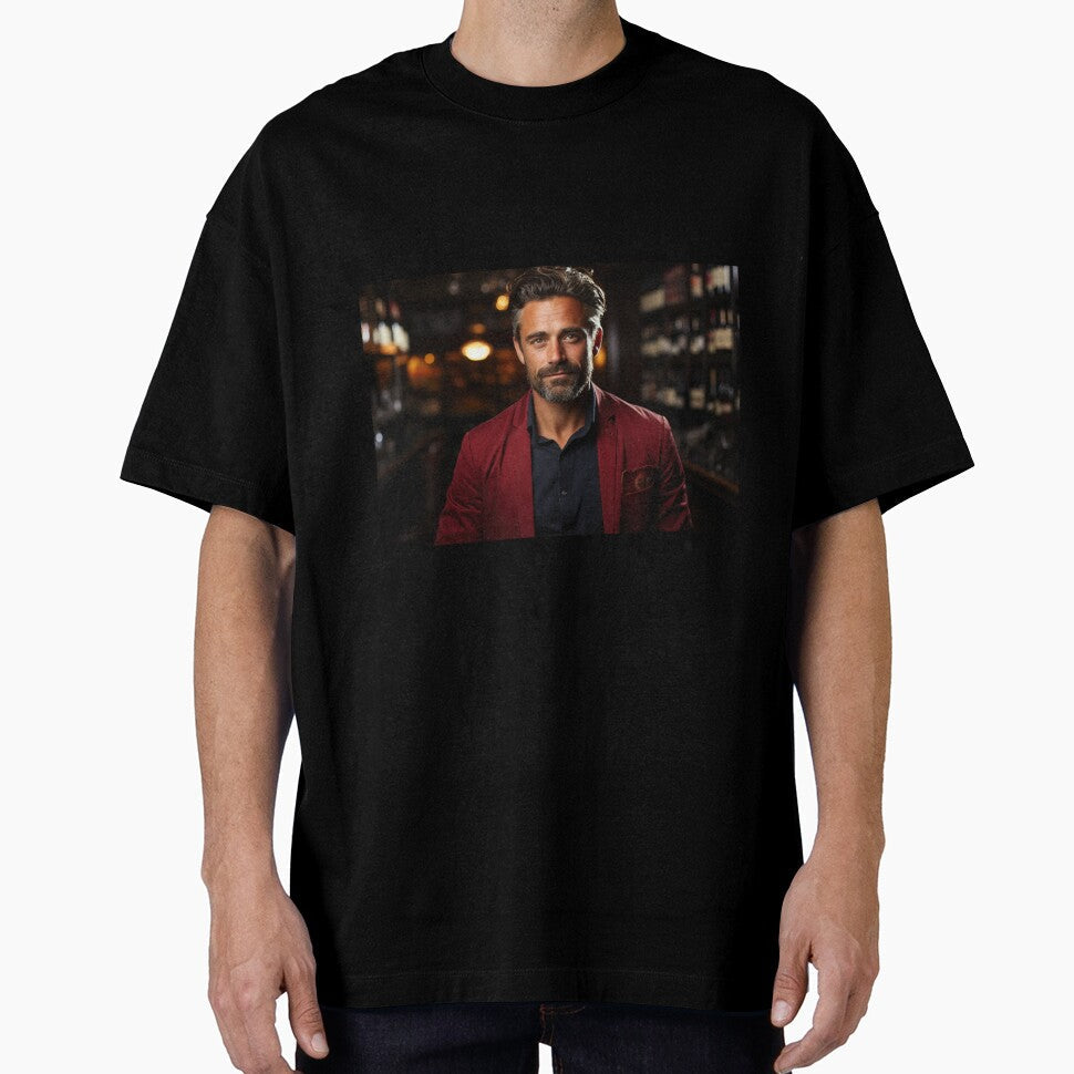 Sommelier Modeling Wine for Upscale Restaurant by TheBrainArt Unisex , , , Long Sleeve Tee
