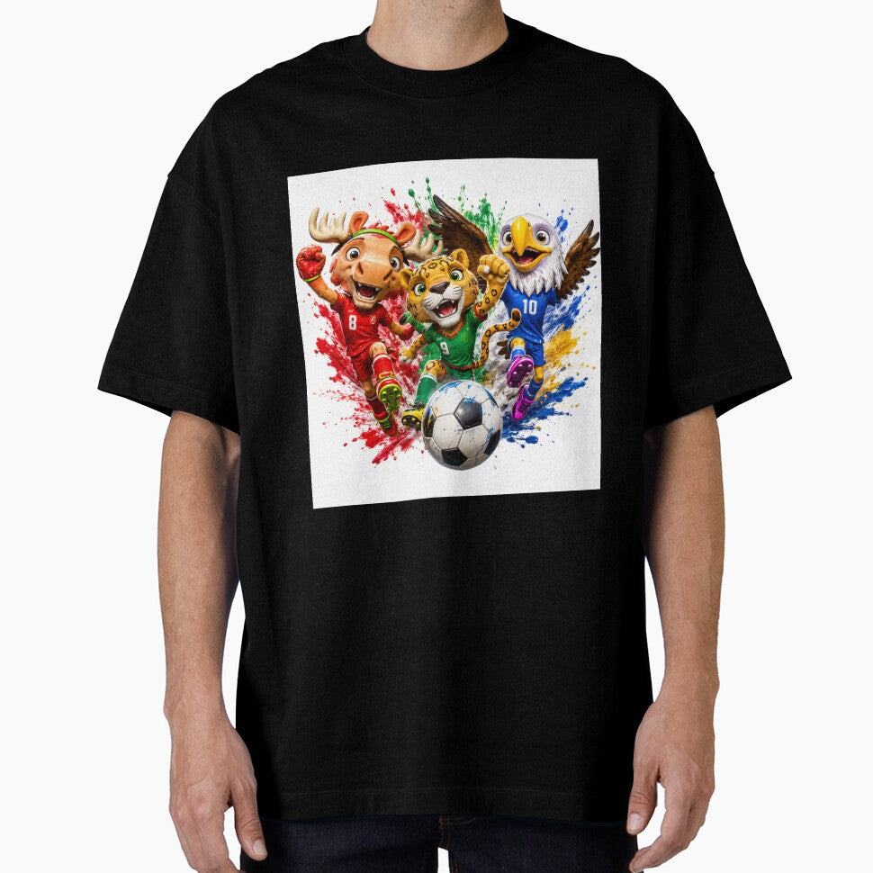 World Football Mascots – Ultimate Soccer Fan Cartoon Design by allin14fun