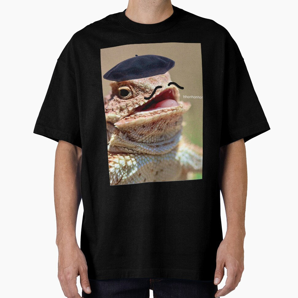 French laughing lizard by ginsunuva Unisex , , , Long Sleeve Tee