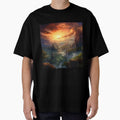 Fantasy Landscape - Beautiful Sunset Valley by Fantasy Masterpiece
