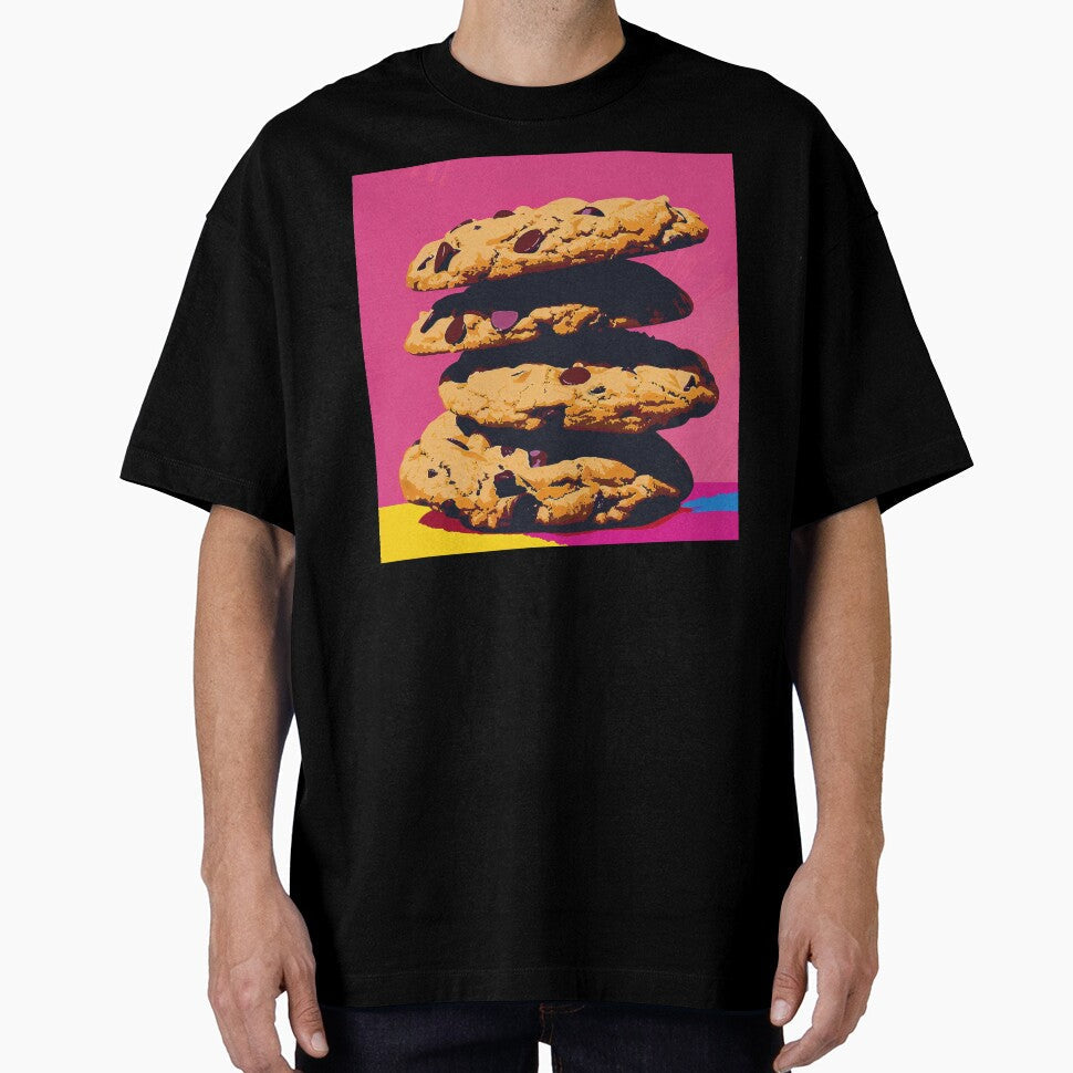 Chocolate Chip Cookies Pop Art 3 by AstroRisq Unisex , , , Long Sleeve Tee