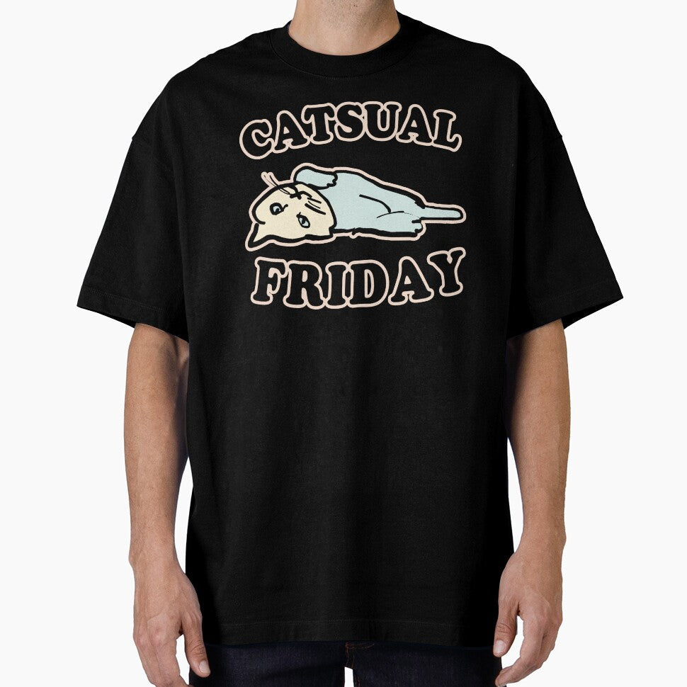 Casual Friday Kitty Cat by electrovista Unisex , , , Long Sleeve Tee