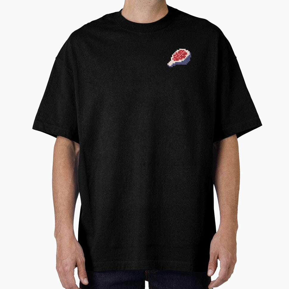 Pixel Fig Slice - pixel food art by LittleFoodShop Unisex , , , Long Sleeve Tee