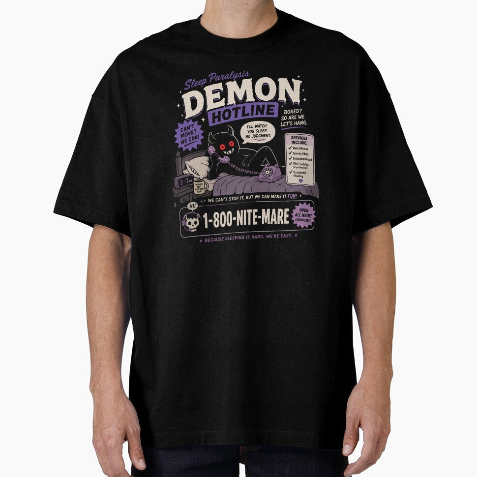 Sleep Paralysis Demon Hotline by GhoulishGraphX Unisex , , , Long Sleeve Tee