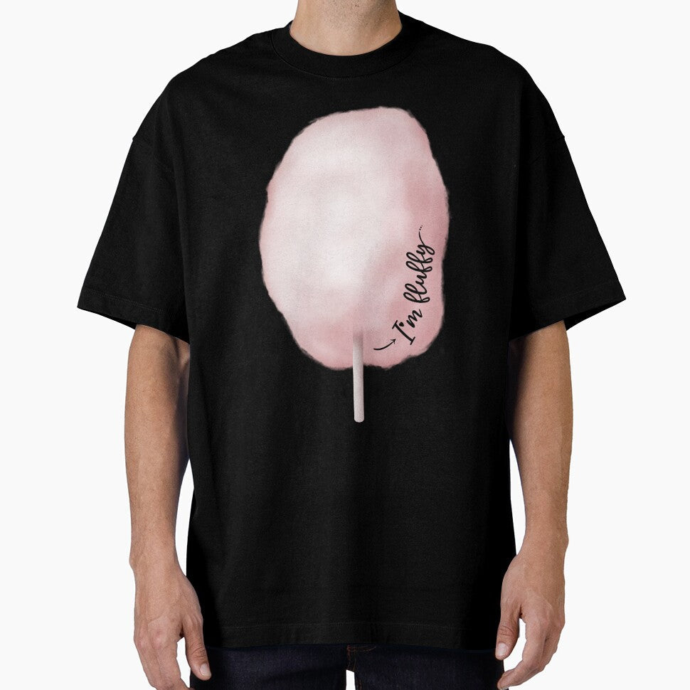 I’m a fluffy pink cotton candy by AdventuresOy Unisex , , , Long Sleeve Tee