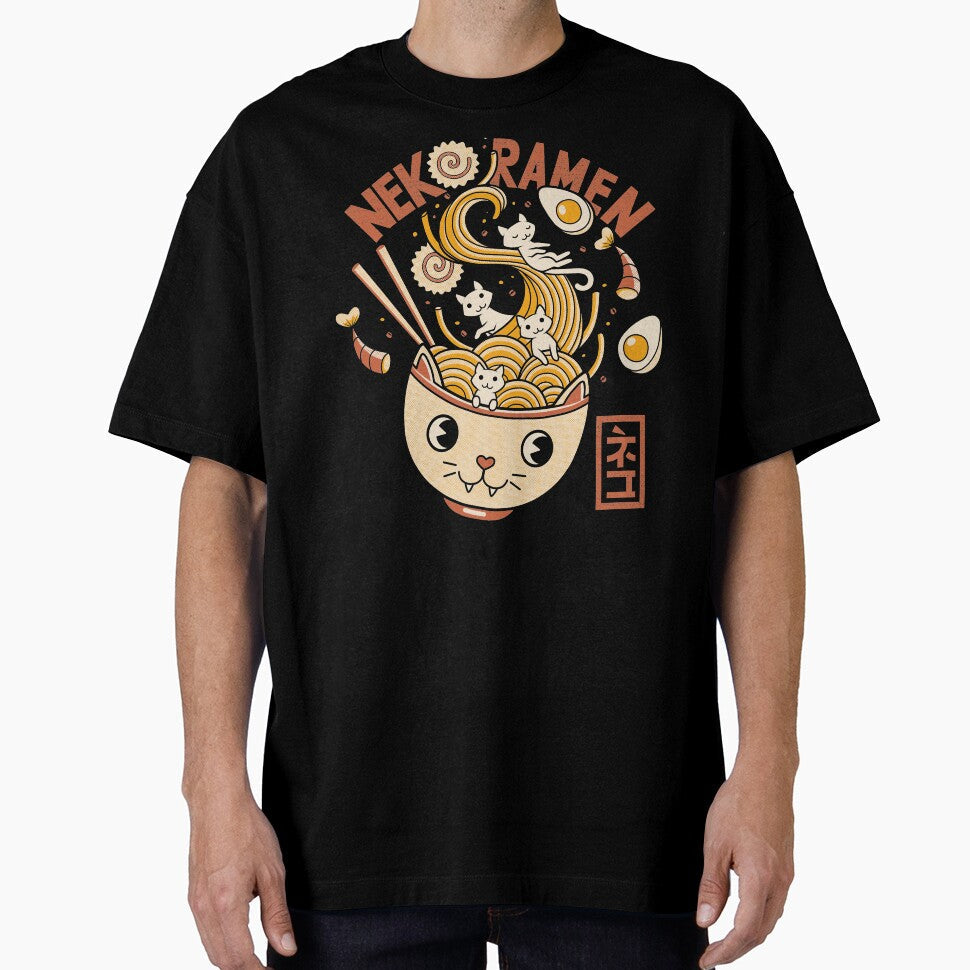 Ramen Cat Head by Tobe Fonseca by Tobe Fonseca® Unisex , , , Long Sleeve Tee