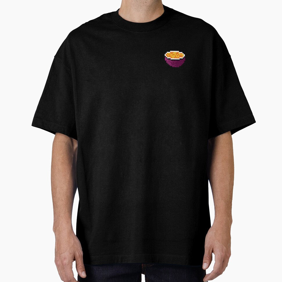 Pixel Passion fruit Slice - pixel food art by LittleFoodShop Unisex , , , Long Sleeve Tee