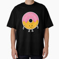 Cute Happy Donut by BrightLightArts Unisex , , , Long Sleeve Tee