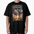 Vintage Space Rocket Launch Poster – Deep Space Mission by YBsahadow