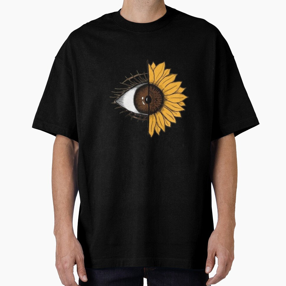 eye psychedelic flowers spring by polich