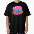 Pink Burger by Minaficent Unisex , , , Long Sleeve Tee