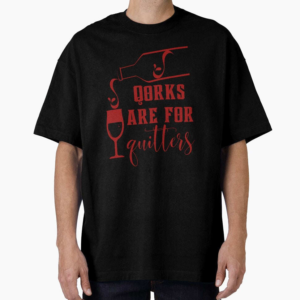 Qorks Are For quitters by Beeroclock Unisex , , , Long Sleeve Tee