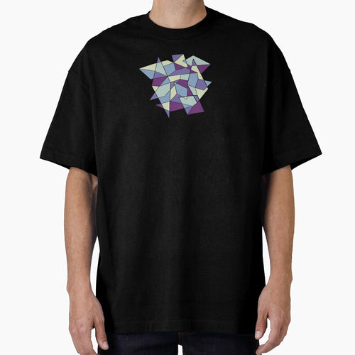 Abstract Colorful Purple Geometric Shape by roleydesigns
