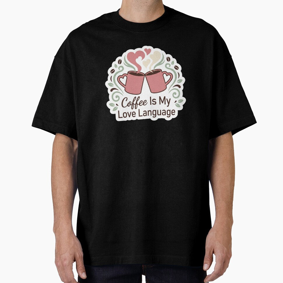 Coffee Love Language Couple Mug by Sketchlegacy Unisex , , , Long Sleeve Tee