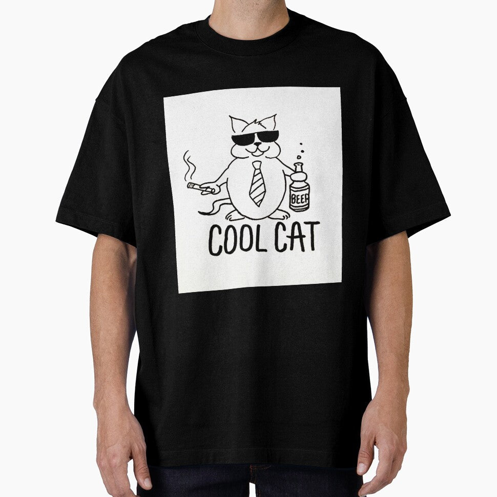 Cool Cat by Dermieri Unisex , , , Long Sleeve Tee