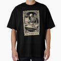 Corporate Goth Tarot Card Skeleton Funny Office Worker by ElaineZPink