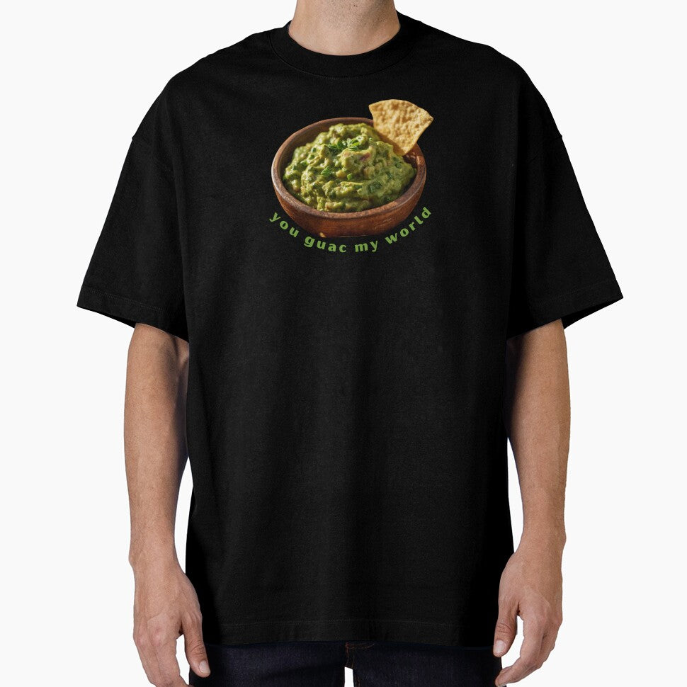 You Guac My World - Cute Pun | TeeHee Puns Funny Design by TeeHee Puns Unisex , , , Long Sleeve Tee