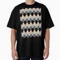 Brown Black and Gray Retro Wavy Stripe Pattern Pairs DE 2022 Trending Color Cliff's View DEC720 by ColorOfTheYears