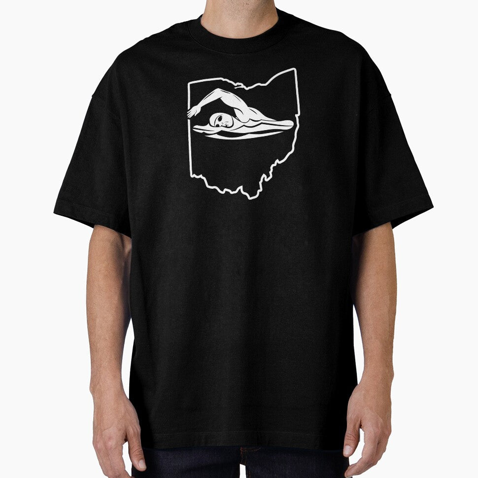 Cute Swim Shirt Ohio Youth Swimming Shirt by shoppzee Unisex , , , Long Sleeve Tee