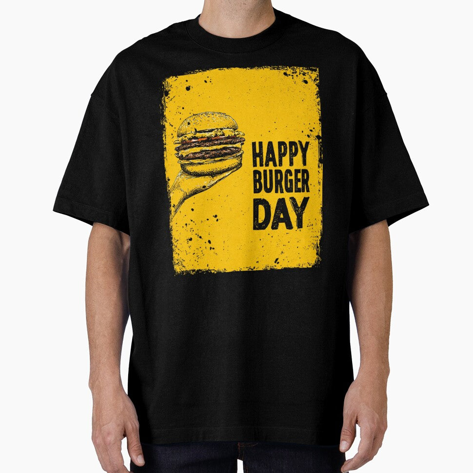 Happy Burger Day by StudioRedKoala Unisex , , , Long Sleeve Tee
