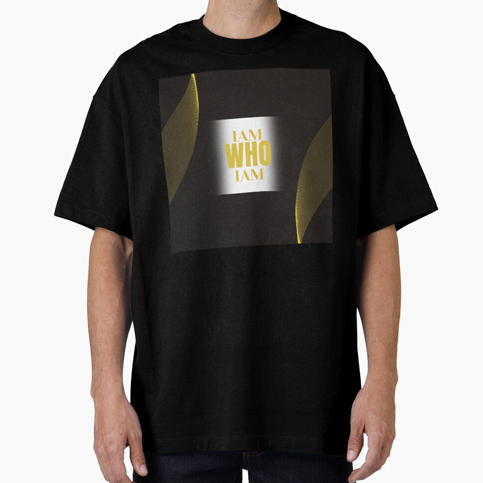 IAM WHO IAM - Motivational quote by Naquo Unisex , , , Long Sleeve Tee