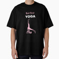 But first Yoga – Minimal Yoga Pose Phone Case for Fitness & Mindfulness Lovers by Giota29