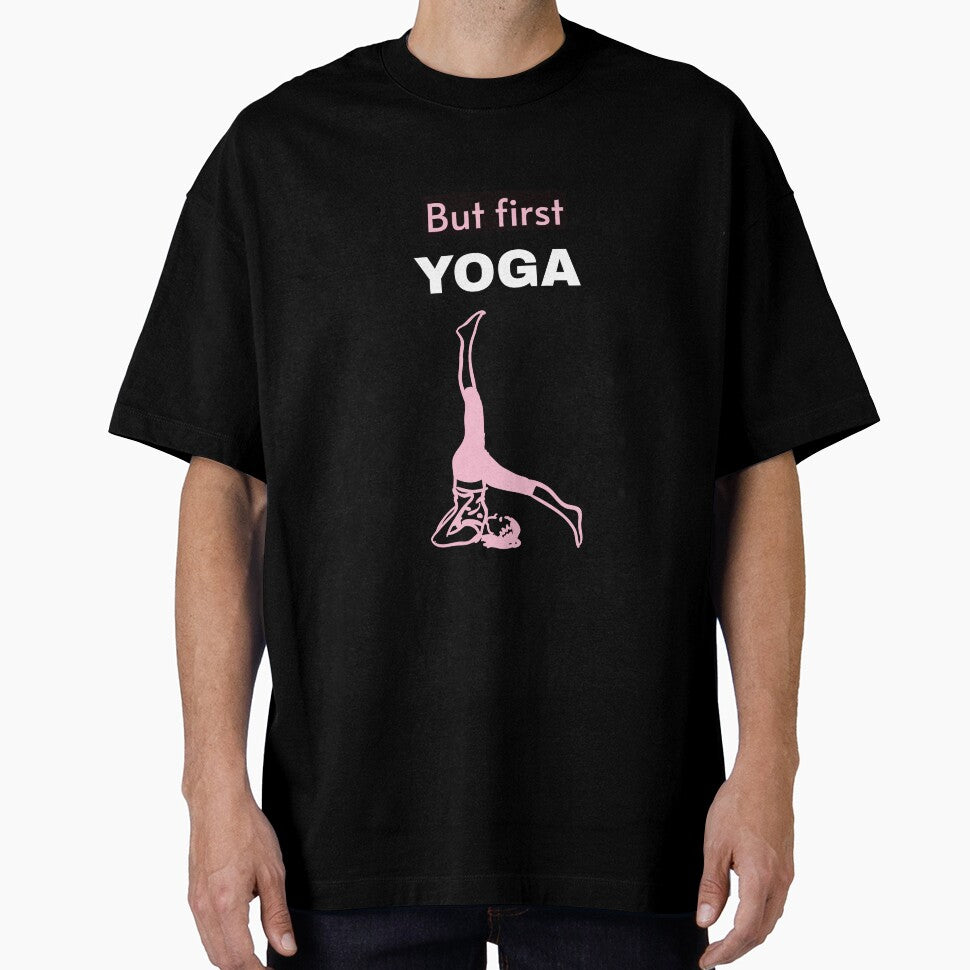 But first Yoga – Minimal Yoga Pose Phone Case for Fitness & Mindfulness Lovers by Giota29