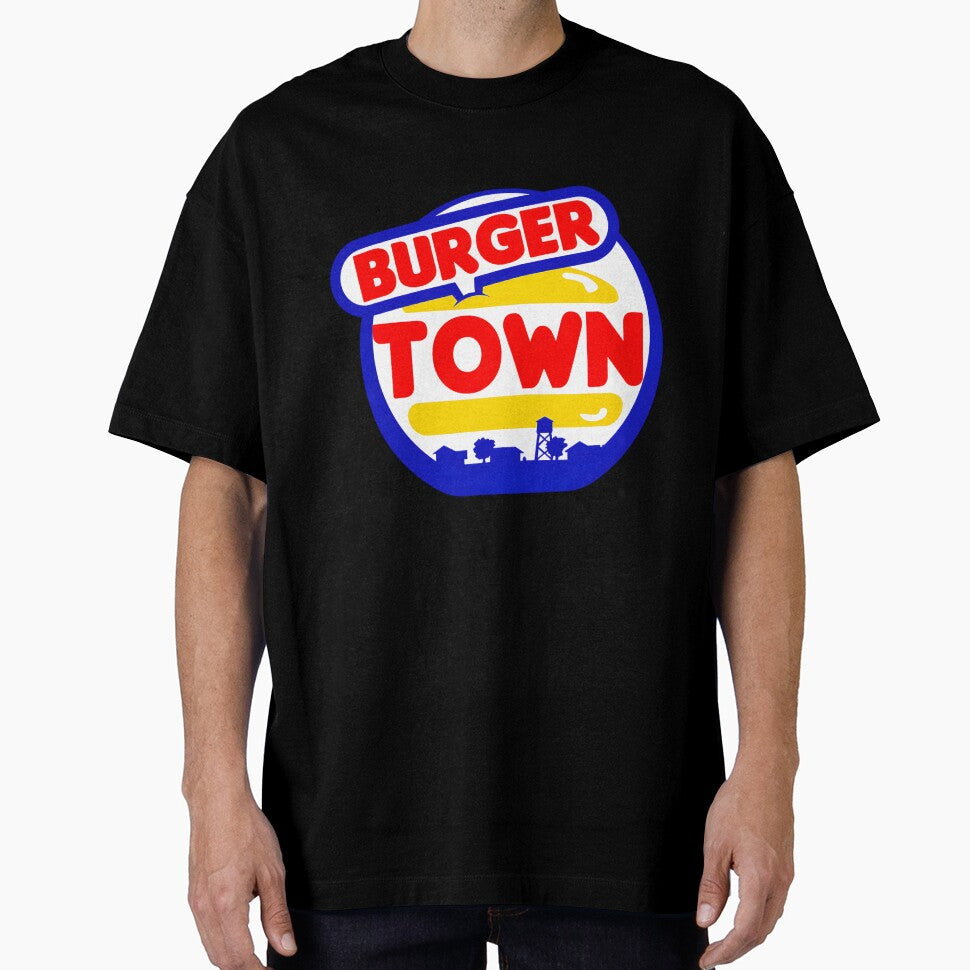 Burger Town by cmarazdv Unisex , , , Long Sleeve Tee