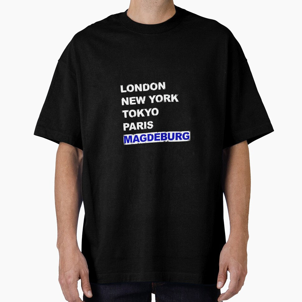 Magdeburg City Football Fan New York London Tokyo Paris City Premium by MollyLYork