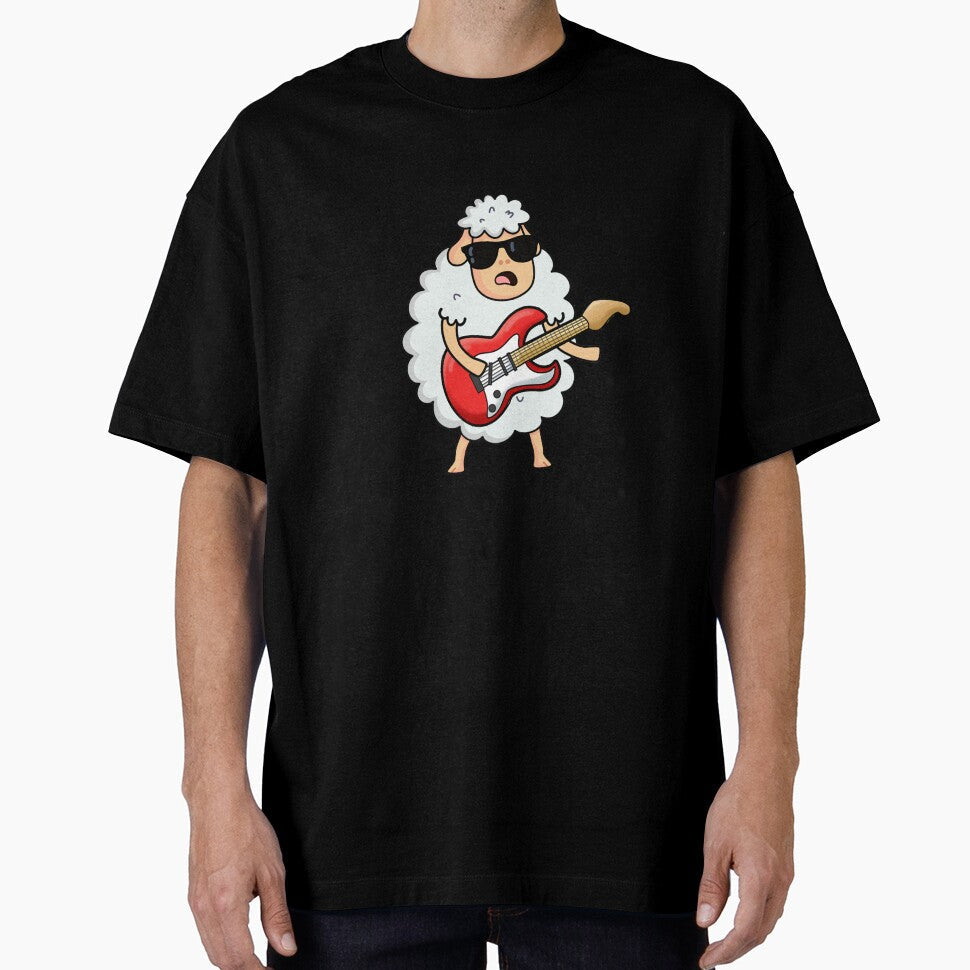 We Wool Rock You Funny Sheep Pun by punnybone Unisex , , , Long Sleeve Tee