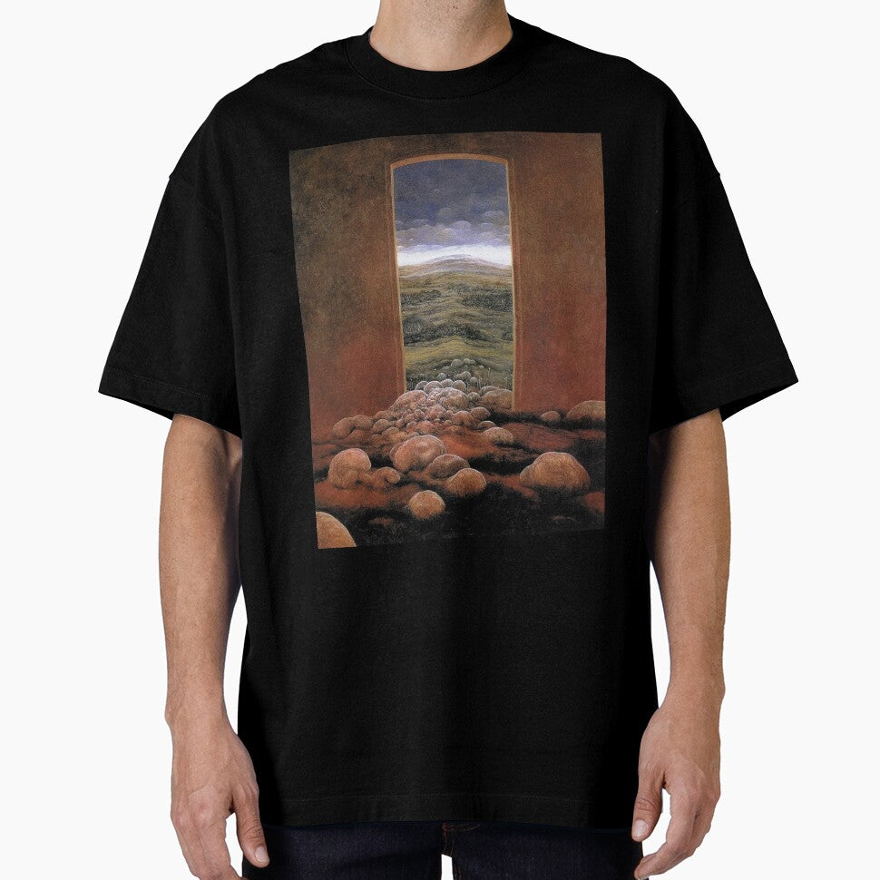 Untitled (Doorway), by Zdzisław Beksiński by JustContemplate