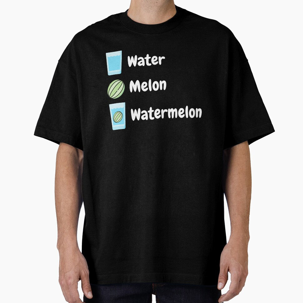 Water Melon Watermelon Bad Dad Joke by Manifest-Style Unisex , , , Long Sleeve Tee
