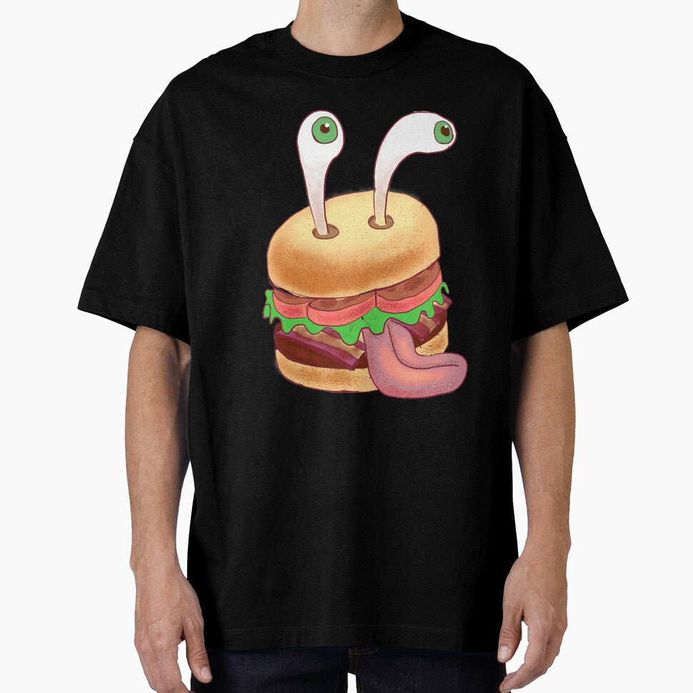 watchful burger by distehling Unisex , , , Long Sleeve Tee